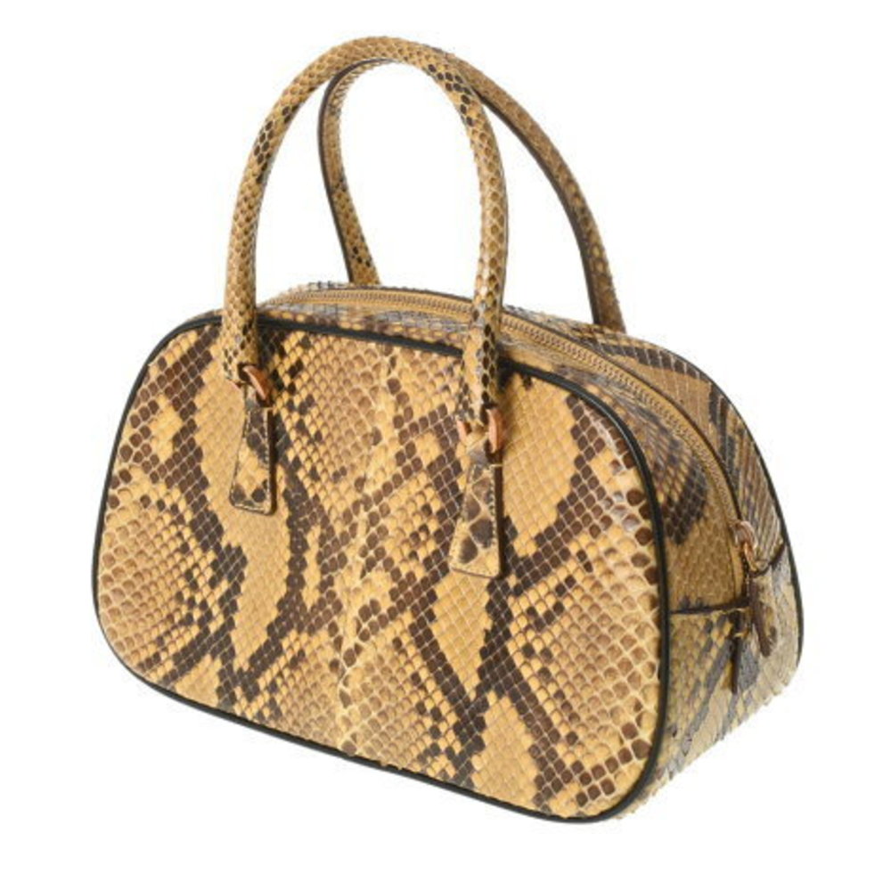 Prada Brown Python Handbag - image 2